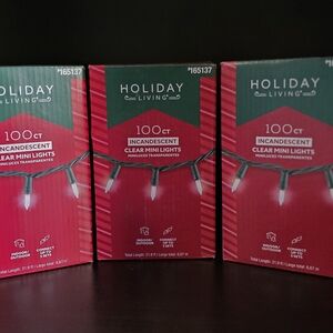 Holiday Living Red Incandescent Mini Lights